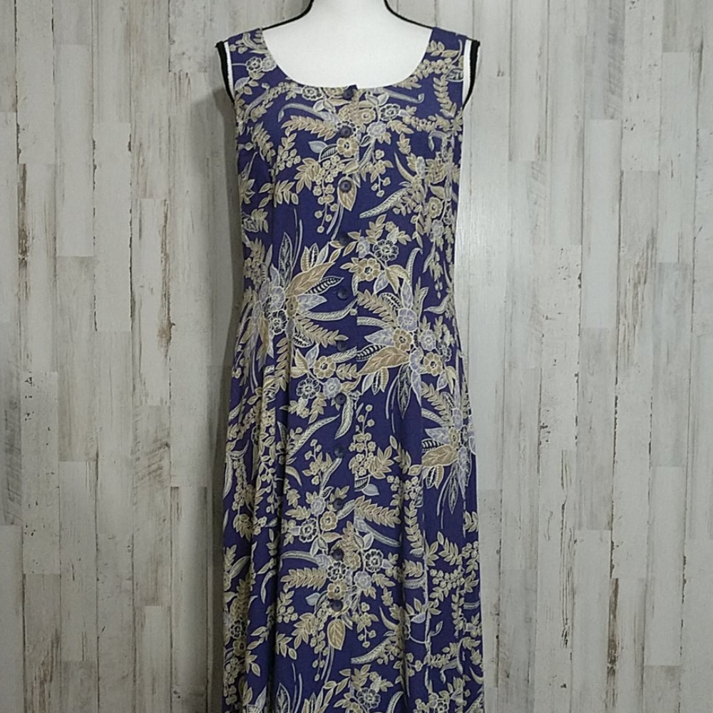 NWT Coldwater Creek Cross Back Floral Maxi…
